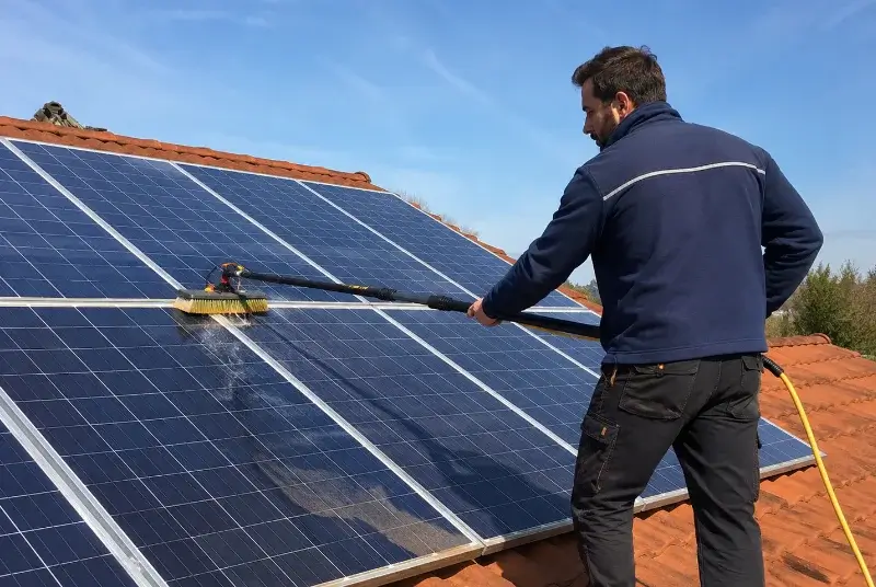 Nettoyage et entretien de panneaux solaires à Lirac