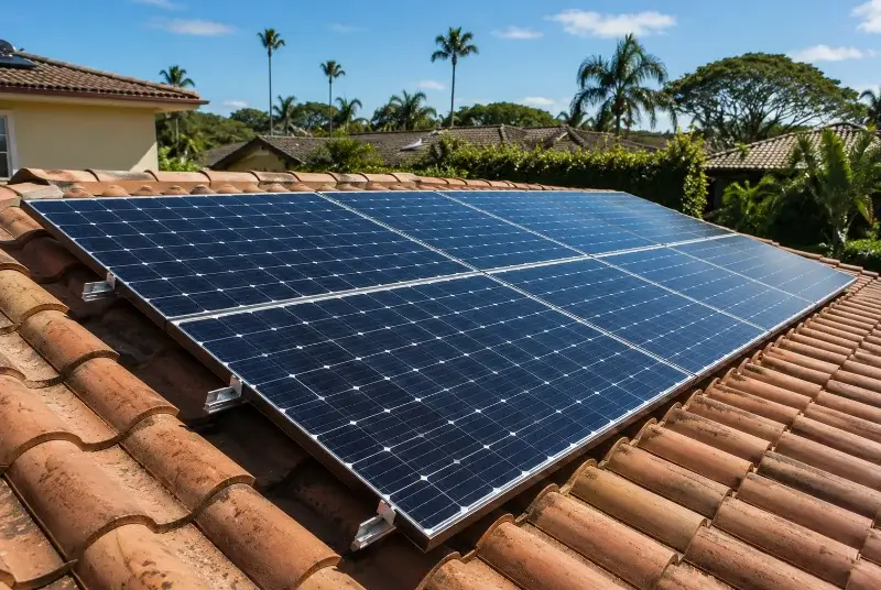 Installation de panneaux solaires à Lirac